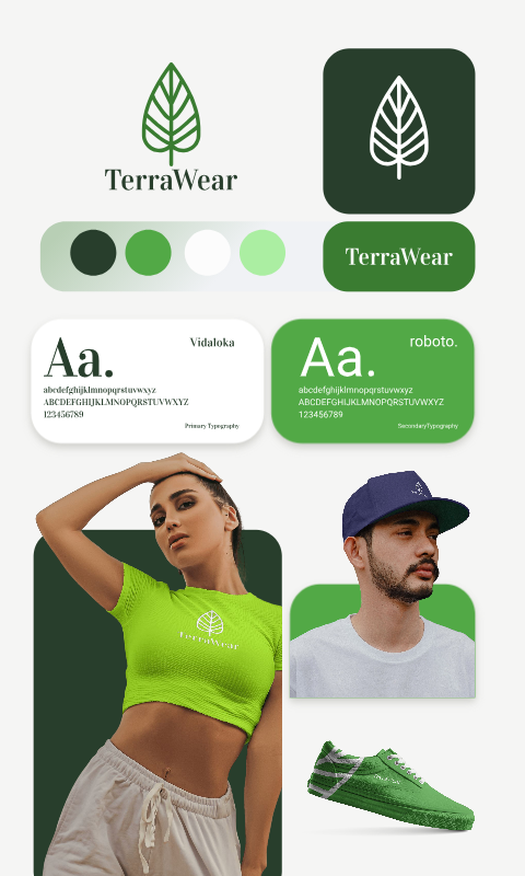 Untitled Project – Green Company Brandboard Design